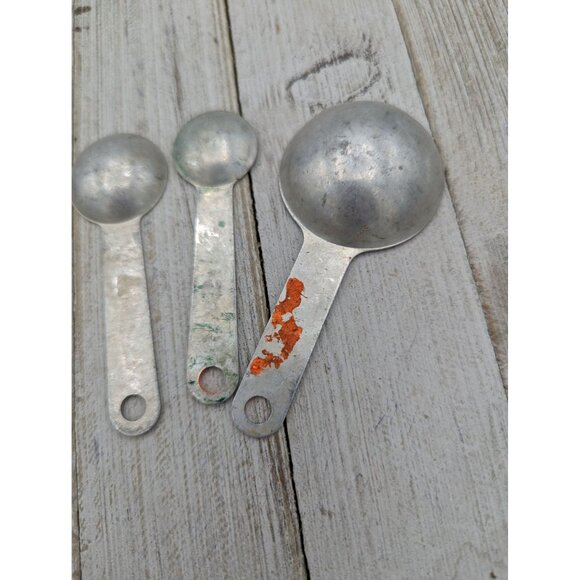 Metal Aluminum Measuring Spoons Set of 7 - Picture 5 of 6